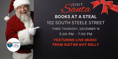 Pictures with Santa at Books at a Steal