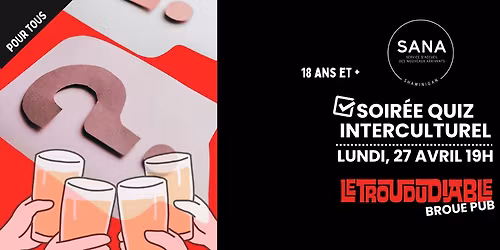 Soir\u00e9e quiz interculturel