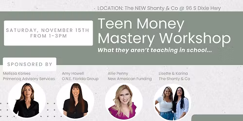 *FREE* TEEN Money Mastery Workshop