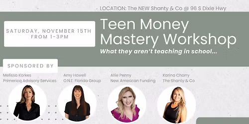 *FREE* TEEN Money Mastery Workshop