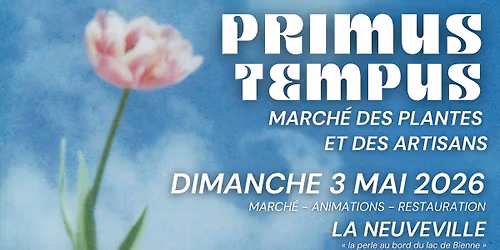 \ud83c\udf3f PRIMUS TEMPUS \ud83c\udf3f March\u00e9 des Plantes et des Artisans \ud83c\udf3f