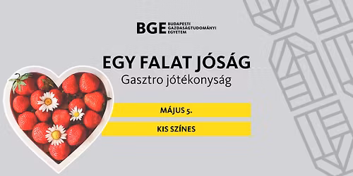 BGE NGK | Egy falat j\u00f3s\u00e1g \u2013 Gasztro j\u00f3t\u00e9konys\u00e1g I BUEB FIB Enjoy a delicious meal while doing good