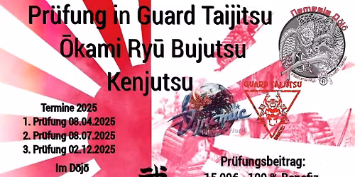 Pr\u00fcfungen "Guard Taijitsu 2025"