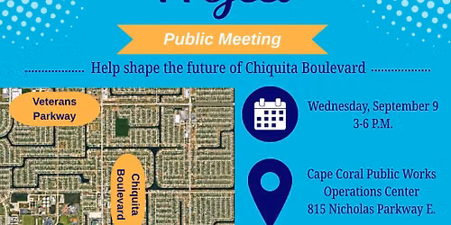 Chiquita Corridor Project Public Meeting