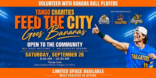 VOLUNTEER! Feed The City Goes Bananas!
