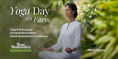 Yoga Day at a Farm by Hosachiguru