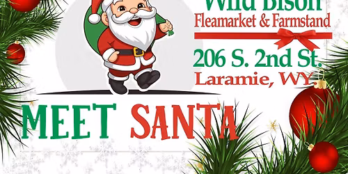 Meet Santa at Wild Bison Fleamarket and Farmstand
