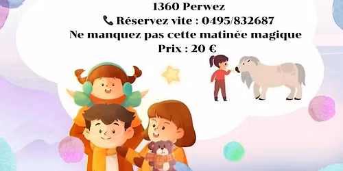 Matinée en famille avec les poneys