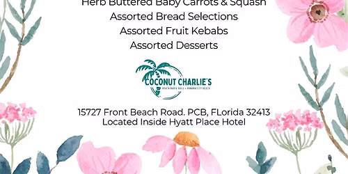 Mother's Day Brunch at Coconut Charlie's Beachfront