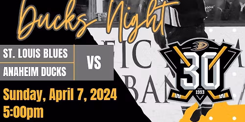 St. Louis Blues at Anaheim Ducks at Honda Center