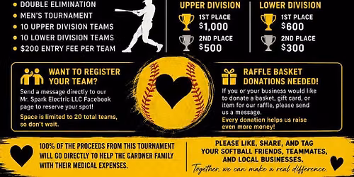 Mr. Spark Electric Benefit Softball tournament 