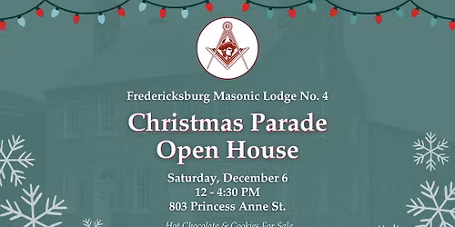 Christmas Parade Open House