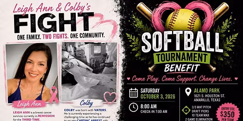 \ud83e\udd4e Leigh Ann & Colby\u2019s Fight \u2014 Softball Tournament Benefit \ud83d\udc97