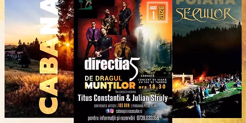 CONCERT DIRECTIA 5 LIVE LA FESTIVALUL \u00a8DE DRAGUL MUN\u021aILOR\u00a8