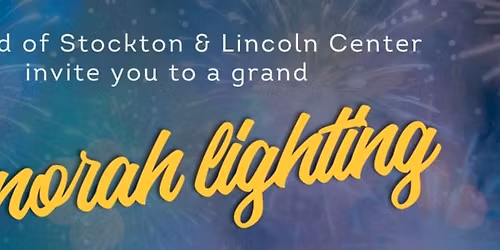 Hanukkah Menorah Lighting at Lincoln Center