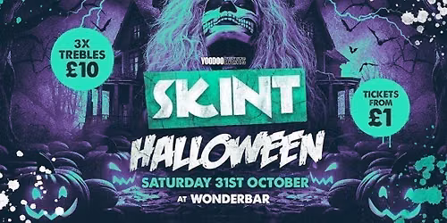 SKINT HALLOWEEN | WONDERBAR | 3 Trebles = \u00a310!! \ud83c\udf83