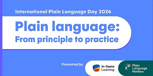 Plain Language: From principle to practice