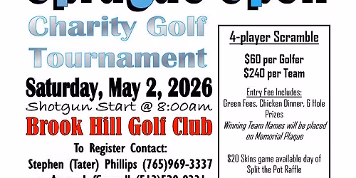 2nd Annual Rusty Sprague Open Charity Golf Tournament