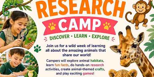 Week 4- Summer Camp- Animal Research Camp