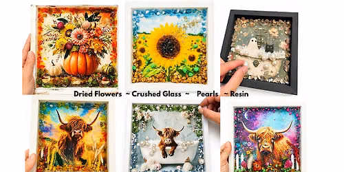 Crushed Glass & Resin Art Workshop