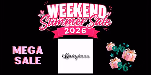 Weekend summer sale