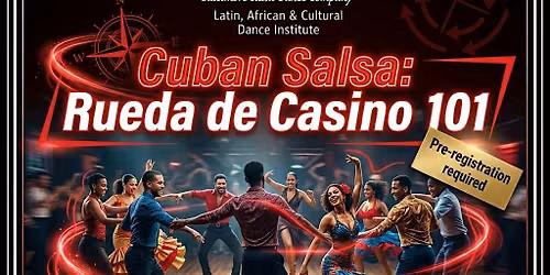 Cuban Salsa: Rueda de Casino 101 \u2013 for Beginners (Mondays 8:45pm)