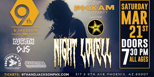 Night Lovell - PHXAM After Party