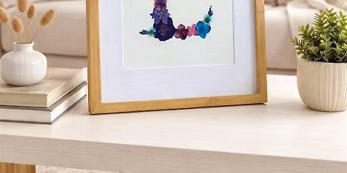 Make A Pressed Flower Design