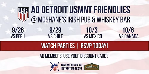 American Outlaws Detroit USMNT Watch Party RSVP