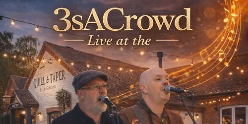 LIVE MUSIC BY 3S A CROWD
