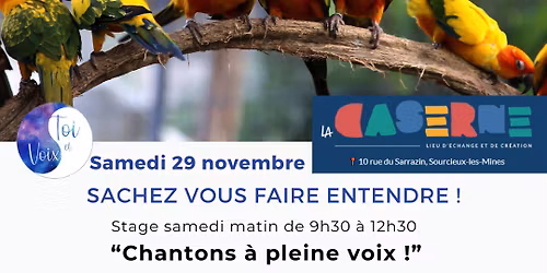 Sachez vous faire entendre !