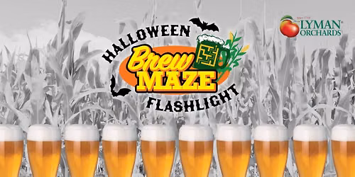 Halloween Flashlight Brew Maze at Lyman Orchards Corn Maze