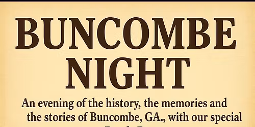 Storytellers: Buncombe Night