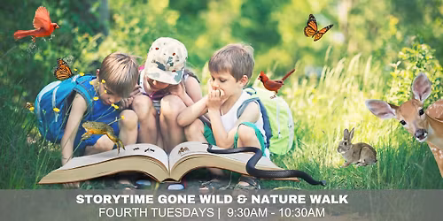 June Storytime Gone Wild & Nature Walk - Pollinators