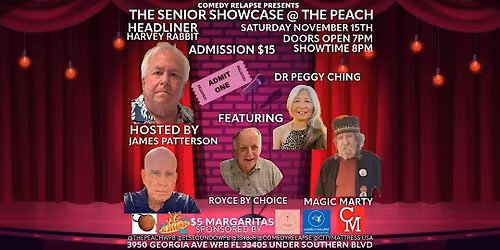 Comedy Relapse Presents The Senior Showcase @ The Peach!