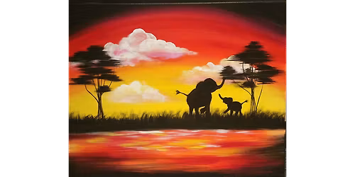 Elephant Safari - Paint and Sip in Phoenix | Classpop!\u2122