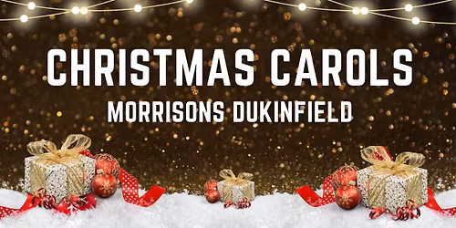 Christmas carols at Morrisons Dukinfield