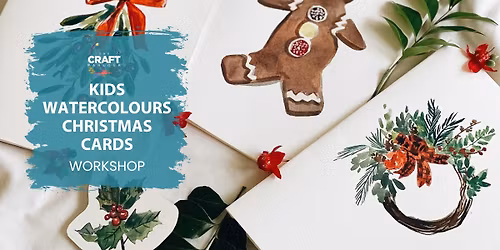 Kids Watercolours Christmas Cards