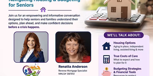 Housing Options & Budgeting for seniors