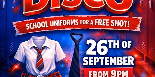 Back to School Disco