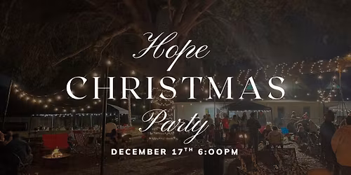 Hope Christmas Party 