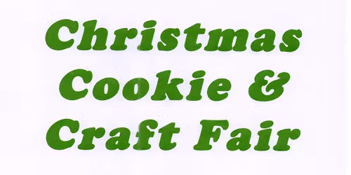 Christmas Cookie and Craft Fair