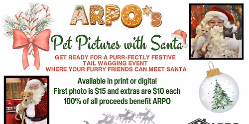ARPO's Pet Pictures w\/ Santa