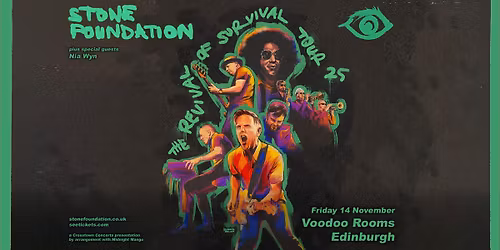Stone Foundation + Nia Wyn at Voodoo Rooms, Edinburgh
