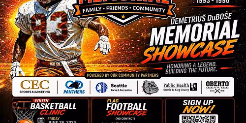 Demetrius DuBose Memorial Showcase: Youth Basketball Clinic & Flag Football