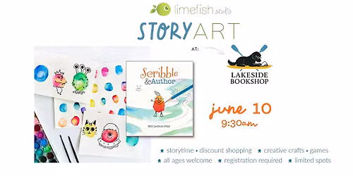 StoryArt: Scribble & Author (Limefish Studio @ Lakeside Bookshop)