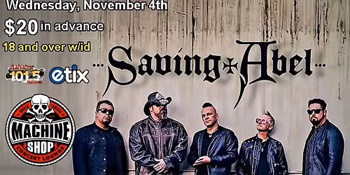 SAVING ABEL at The Machine Shop