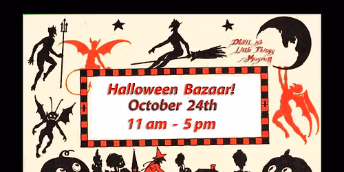 Halloween Bazaar! and new T-shirt release Party!