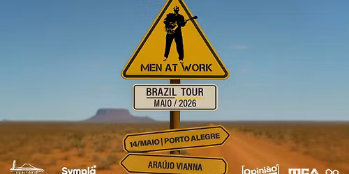 MEN AT WORK no Ara\u00fajo Vianna | Porto Alegre\/RS