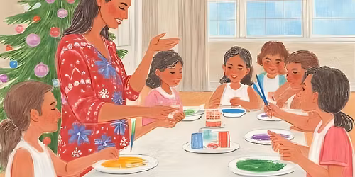 Montessori Art Club (2-6 years) \u2022 Wooden Crayon Holder Christmas Project